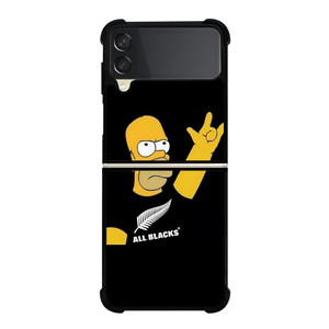 SIMPSON ALL BLACKS Samsung Galaxy Z FLip 3 5G Case Cover