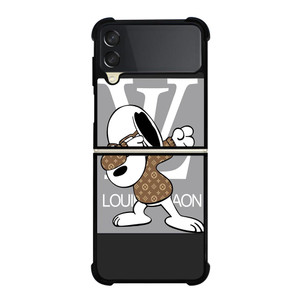 SNOOPY BROWN LOUIS Samsung Galaxy Z FLip 3 5G Case Cover SNOOPY BROWN LOUIS Samsung Galaxy Z FLip 3 5G Case Cover
