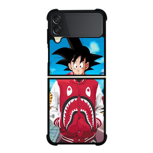 SON GOKU SUPREME BAPE SHARK Samsung Galaxy Z FLip 3 5G Case Cover SON GOKU SUPREME BAPE SHARK Samsung Galaxy Z FLip 3 5G Case Cover