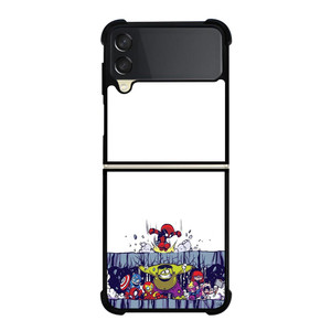 SPIDERMAN VS ALL MARVEL HEROES KAWAII Samsung Galaxy Z FLip 3 5G Case Cover SPIDERMAN VS ALL MARVEL HEROES KAWAII Samsung Galaxy Z FLip 3 5G Case Cover