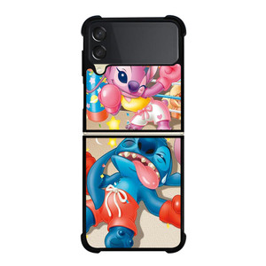 STITCH AND GIRLFRIEND BOXING Samsung Galaxy Z FLip 3 5G Case Cover