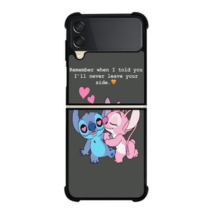 STITCH AND GIRLFRIEND LOVE QUOTE Samsung Galaxy Z FLip 3 5G Case Cover