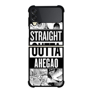 STRAIGHT OUTTA AHEGAO Samsung Galaxy Z FLip 3 5G Case Cover STRAIGHT OUTTA AHEGAO Samsung Galaxy Z FLip 3 5G Case Cover