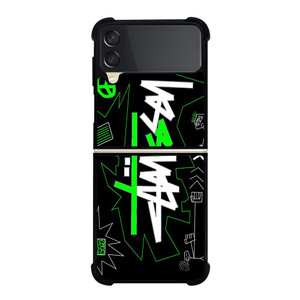 STUSSY ARTWORK LOGO Samsung Galaxy Z FLip 3 5G Case Cover