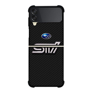 SUBARU STI CARBON Samsung Galaxy Z FLip 3 5G Case Cover SUBARU STI CARBON Samsung Galaxy Z FLip 3 5G Case Cover