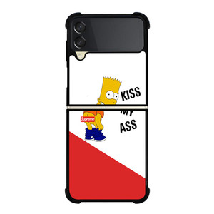 SUPREME BART SIMPSON KISS MY ASS Samsung Galaxy Z FLip 3 5G Case Cover SUPREME BART SIMPSON KISS MY ASS Samsung Galaxy Z FLip 3 5G Case Cover