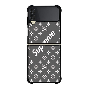 SUPREME GREY PATTREN Samsung Galaxy Z FLip 3 5G Case Cover SUPREME GREY PATTREN Samsung Galaxy Z FLip 3 5G Case Cover