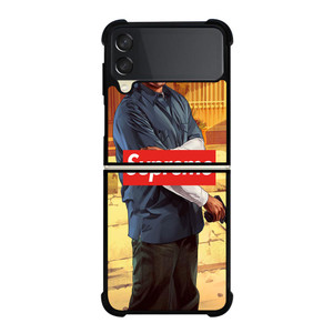 SUPREME GTA V FRANKLIN Samsung Galaxy Z FLip 3 5G Case Cover SUPREME GTA V FRANKLIN Samsung Galaxy Z FLip 3 5G Case Cover