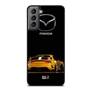 MAZDA RX7 YELLOW CARS Samsung Galaxy S21 Plus Case