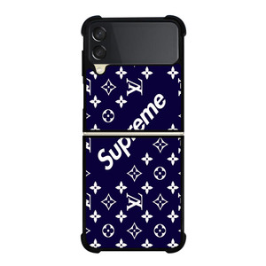SUPREME NAVY PATTREN Samsung Galaxy Z FLip 3 5G Case Cover SUPREME NAVY PATTREN Samsung Galaxy Z FLip 3 5G Case Cover