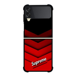 SUPREME RED PATTERN Samsung Galaxy Z FLip 3 5G Case Cover