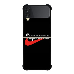 SUPREME X NIKE BLACK LOGO Samsung Galaxy Z FLip 3 5G Case Cover SUPREME X NIKE BLACK LOGO Samsung Galaxy Z FLip 3 5G Case Cover