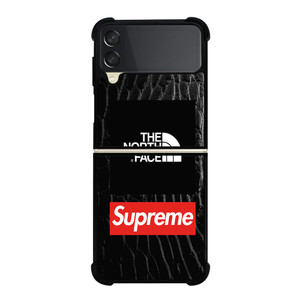 SUPREME X THE NORTH FACE LEATHER Samsung Galaxy Z FLip 3 5G Case Cover SUPREME X THE NORTH FACE LEATHER Samsung Galaxy Z FLip 3 5G Case Cover
