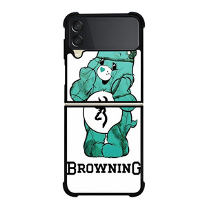 TENDERHEART BEAR CAMO BROWNING Samsung Galaxy Z FLip 3 5G Case Cover TENDERHEART BEAR CAMO BROWNING Samsung Galaxy Z FLip 3 5G Case Cover