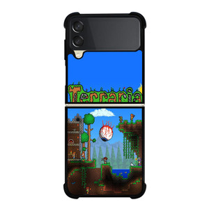 TERRARIA GAMES LOGO Samsung Galaxy Z FLip 3 5G Case Cover TERRARIA GAMES LOGO Samsung Galaxy Z FLip 3 5G Case Cover