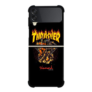 THRASHER DIAMOND SUPPLY CO  Samsung Galaxy Z FLip 3 5G Case Cover