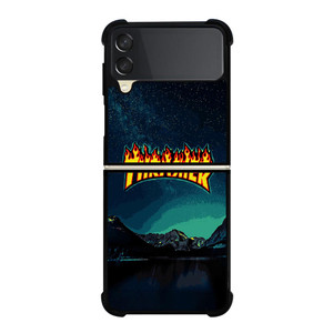 THRASHER SKATEBOARD MAGAZINE SKY NIGHT Samsung Galaxy Z FLip 3 5G Case Cover THRASHER SKATEBOARD MAGAZINE SKY NIGHT Samsung Galaxy Z FLip 3 5G Case Cover