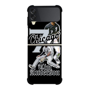 TIM ANDERSON CHICAGO WHITE SOX MLB Samsung Galaxy Z FLip 3 5G Case Cover TIM ANDERSON CHICAGO WHITE SOX MLB Samsung Galaxy Z FLip 3 5G Case Cover