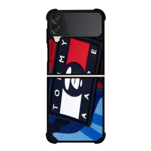 TOMMY HILFIGER BAPE CAMO Samsung Galaxy Z FLip 3 5G Case Cover TOMMY HILFIGER BAPE CAMO Samsung Galaxy Z FLip 3 5G Case Cover