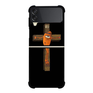 TOY MACHINE SKATEBOARD CROSS LOGO Samsung Galaxy Z FLip 3 5G Case Cover