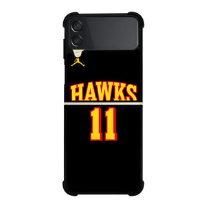 TRAE YOUNG ATLANTA HAWKS BLACK Samsung Galaxy Z FLip 3 5G Case Cover