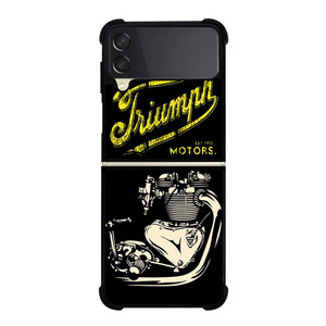 TRIUMPH MOTORCYCLE 1902 Samsung Galaxy Z FLip 3 5G Case Cover TRIUMPH MOTORCYCLE 1902 Samsung Galaxy Z FLip 3 5G Case Cover