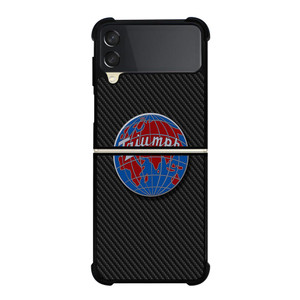 TRIUMPH WORLDWIDE LOGO CARBON Samsung Galaxy Z FLip 3 5G Case Cover TRIUMPH WORLDWIDE LOGO CARBON Samsung Galaxy Z FLip 3 5G Case Cover