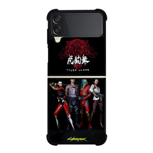TYGER CLAWS CYBERPUNK 2077 Samsung Galaxy Z FLip 3 5G Case Cover TYGER CLAWS CYBERPUNK 2077 Samsung Galaxy Z FLip 3 5G Case Cover