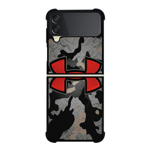 UNDER ARMOUR RED CAMO LOGO Samsung Galaxy Z FLip 3 5G Case Cover