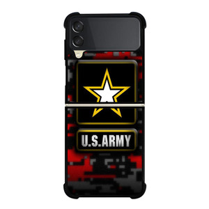 US ARMY CAMO LOGO Samsung Galaxy Z FLip 3 5G Case Cover