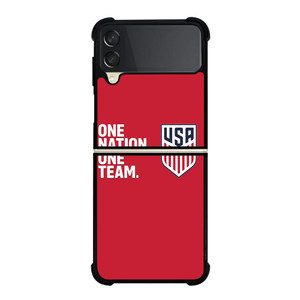 USA SOCCER ONE NATION ONE TEAM Samsung Galaxy Z FLip 3 5G Case Cover USA SOCCER ONE NATION ONE TEAM Samsung Galaxy Z FLip 3 5G Case Cover