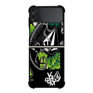 VOLCOM LOGO Samsung Galaxy Z FLip 3 5G Case Cover VOLCOM LOGO Samsung Galaxy Z FLip 3 5G Case Cover
