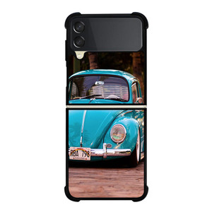VW VOLKSWAGEN CYAN CAR Samsung Galaxy Z FLip 3 5G Case Cover