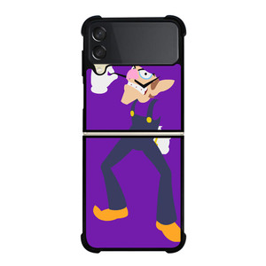 WALUIGI SUPER MARIO FLAT Samsung Galaxy Z FLip 3 5G Case Cover WALUIGI SUPER MARIO FLAT Samsung Galaxy Z FLip 3 5G Case Cover