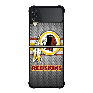 WASHINGTON REDSKINS EMBLEM CARBON Samsung Galaxy Z FLip 3 5G Case Cover