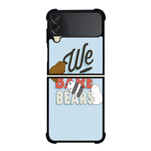 WE BARE BEARS CARTOON LOGO Samsung Galaxy Z FLip 3 5G Case Cover