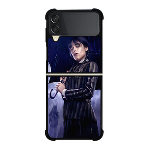WEDNESDAY ADDAMS JENNA ORTEGA MOVIES Samsung Galaxy Z FLip 3 5G Case Cover