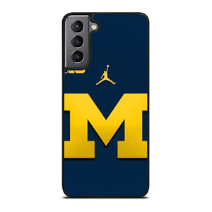 MICHIGAN WOLVERINES BLUE LOGO Samsung Galaxy S21 Plus Case MICHIGAN WOLVERINES BLUE LOGO Samsung Galaxy S21 Plus Case