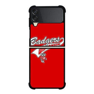 WISCONSIN BADGERS FOOTBALL SYMBOL Samsung Galaxy Z FLip 3 5G Case Cover