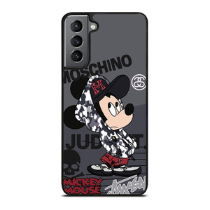 MICKEY MOUSE CAMO X MOSCHINO X STUSSY Samsung Galaxy S21 Plus Case