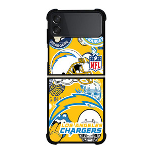 LOS ANGELES CHARGERS NFL STICKER BOMB Samsung Galaxy S10e Case