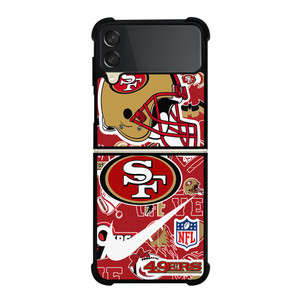 SAN FRANCISCO 49ERS NFL STICKER BOMB Samsung Galaxy S10e Case