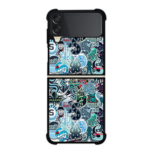 SEATTLE KRAKEN OCTOPUS COLLAGE Samsung Galaxy S10e Case SEATTLE KRAKEN OCTOPUS COLLAGE Samsung Galaxy S10e Case