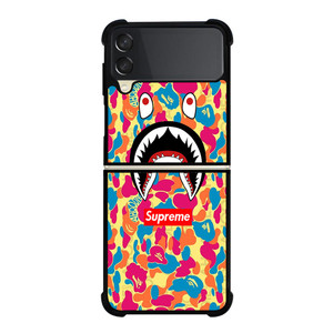 SUPREME BAPE CAMO COLOR FULL Samsung Galaxy S10e Case