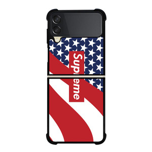 SUPREME LOGO AMERICAN FLAG Samsung Galaxy S10e Case