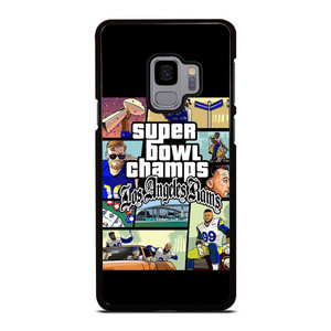LOS ANGELES RAMS CHAMPIONS CARTOON Samsung Galaxy S9 Case LOS ANGELES RAMS CHAMPIONS CARTOON Samsung Galaxy S9 Case