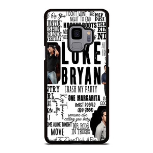 LUKE BRYAN QUOATE COLLAGE Samsung Galaxy S9 Case LUKE BRYAN QUOATE COLLAGE Samsung Galaxy S9 Case