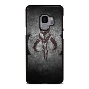 MANDALORIAN STAR WARS HEAD EMBLEM Samsung Galaxy S9 Case MANDALORIAN STAR WARS HEAD EMBLEM Samsung Galaxy S9 Case