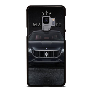 MASERATI CAR BLACK LOGO Samsung Galaxy S9 Case