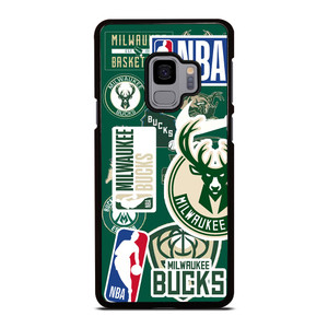 MILWAUKEE BUCKS NBA STICKER BOMB Samsung Galaxy S9 Case MILWAUKEE BUCKS NBA STICKER BOMB Samsung Galaxy S9 Case